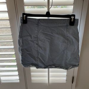 mini jean skirt